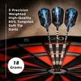 thumbnail image 6 of Viper Astro 80% Tungsten Professional Soft Tip Dart Set, Black, 18 Grams, 6 of 6
