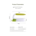 thumbnail image 5 of Cepillos de limpieza resistentes con cerdas rígidas, cepillo de limpieza para ducha, baño, alfombras, cocina y bañera(Amarillo y verde)(1 pieza), 5 of 5