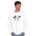 thumbnail image 5 of Sad Diet Food Want Ice Cream Adult Sweatshirt for Men or Women Brisco Brands L, 5 of 6