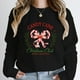 thumbnail image 3 of Jersey con estampado de Feliz Navidad para mujer, Sudadera de cuello redondo, jerséis sueltos sin capucha, Club de Navidad de bastón de caramelo, Otoño e Invierno, 3 of 5