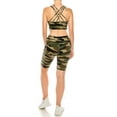 thumbnail image 3 of LA12ST Women High Waist Athleisure Yoga Shorts Workout Running Compression Exercise Biker Shorts Side Pockets, 3 of 3