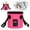 Pink, variant on YardChic Portable 20L Folding Water Bucket, Multifunctional Foldable PVC Water Container with Carry Handles, Collapsible Wash Basin for Travel, Camping, Outdoor Activities Cleaning Water Storage