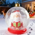 thumbnail image 1 of xihome Bolas navideñas inflables de 60 cm para decorar patios y terrazas al aire libre. Adornos navideños de PVC para jardn., 1 of 6