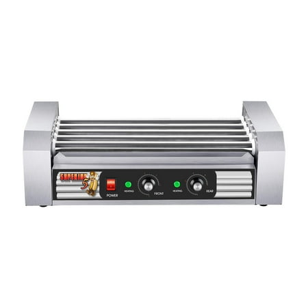Superior Popcorn Commercial 12 Hot Dog 5 Roller Grilling Machine