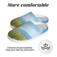 thumbnail image 6 of Yiaed Cow Grazing Nature Print Slippers Fuzzy Warm Cozy Slippers Non Slip House Slippers For Indoor Outdoor Slippers House Slippers-39/40, 6 of 7