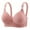 Pink Bras for Women, variant on SMihono Bras for Women No Underwire Wireless Bras - Seamless Push Up Full Coverage Solid Bralettes Comfortable Everyday Bra Black XL US(10)
