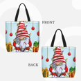 thumbnail image 2 of Balery Funny Christmas Gnome Bolsa de Mano para Mujeres con Cremallera, Bolsa de Gimnasio con Compartimentos, Bolsa para Laptop, Bolsa para Trabajo, 2 of 7