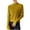 Yellow, variant on AherBiu Winter Tops for Women Thermal Warm Long Sleeve Shirts High Neck Basic Layer Tops Blouse