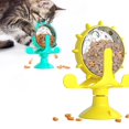 thumbnail image 1 of Jouet Amusant pour Chat, Moulin à Vent Rotatif, Dispositif d'Alimentation Interactif Rouge, 1 of 5