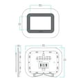 thumbnail image 5 of La Crosse Technology Atomic Digital Black Table/Wall Clock with Indoor Temperature, WT-8005U-B, 5 of 8