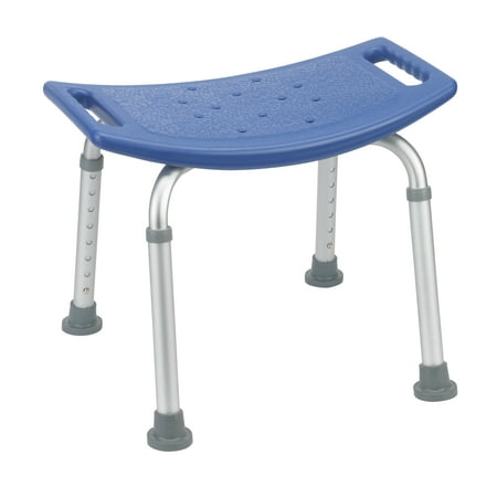 Drive Medical Bathroom Safety Shower Tub Bench Chair, Blue