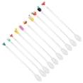 thumbnail image 2 of 10 piezas de lindos mezcladores de bebidas para cócteles, barras para mezclar, cucharas, accesorios de cocina para barra, 2 of 14