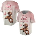 thumbnail image 3 of Every Fart is Love Note Vizsla Guilty Face Happy Valentine's All Over Print 3D Baseball Shirt Vizslas Dog Lover Gifts Idea Softball Sport - 01016, 3 of 6