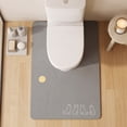 thumbnail image 4 of U-Shaped Toilet Floor Mat, Absorbent Quick-Dry Diatomaceous Earth Bathroom Rug with Non-Slip Design, 4 of 6