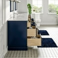 thumbnail image 3 of EVIVA Epic 96 Inch Transitional Blue Vanity w/ Brushed Nickel Hardware, 3 of 7