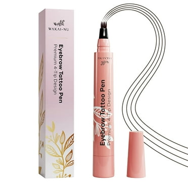 Eyebrow Pen - Closing Sale 80% OFF - Eyebrow Tattoo Liquid Makeup Kit with Micro Tip Applicator - Waterproof Smudge Proof Long Last Eye Brow Pencil Tint Mascara (Dark Brown)