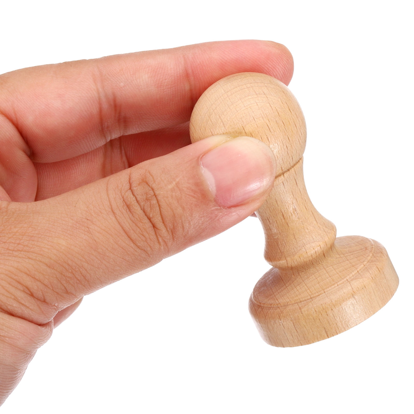 Unique Bargains Wooden Knobs Stamp Mounts for Stamp Making DIY Scrapbooking 1.38" x2.36"