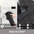 thumbnail image 3 of JAATOP Doormat Indoor 20"x 32", Non Slip Entryway Rugs Washable Welcome Mat for Inside, Front Door Mat for Entrance, Dirt Trapper, Dark Gray, 3 of 10