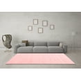 thumbnail image 3 of Ahgly Company Indoor Round Solid Red Modern Area Rugs, 4' Round, 3 of 4