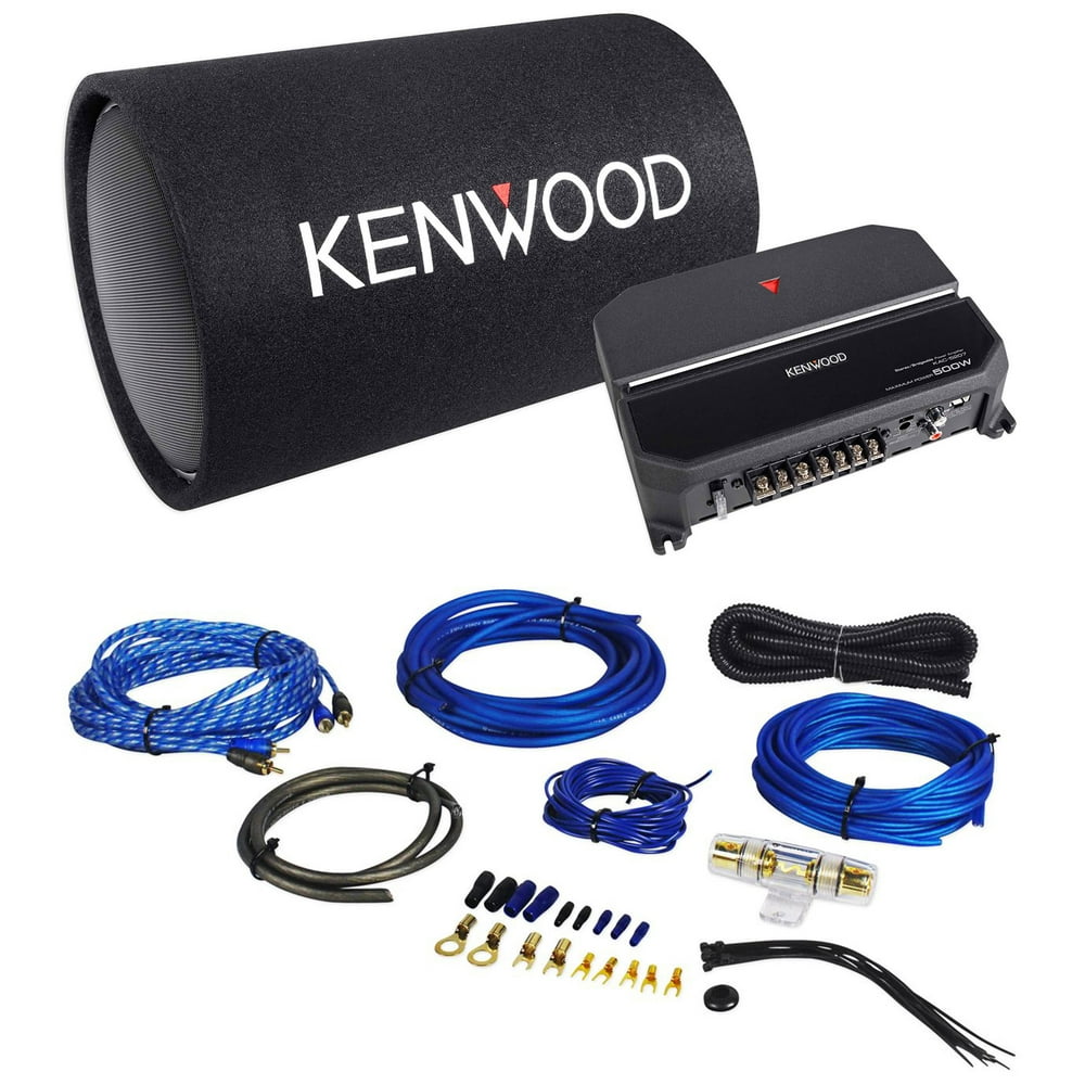 Kenwood PW131TB 12" 1200 Watt Car Audio Subwoofer Bass Tube+Amplifier
