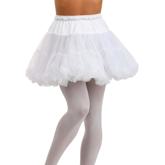 Women's Short White Costume Petticoat