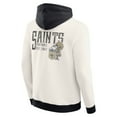 thumbnail image 3 of Men's Darius Rucker Collection by Fanatics Cream New Orleans Saints Distressed Graphics Full-Zip Hoodie, 3 of 6