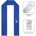 thumbnail image 2 of Kosovo Flag Graduation Stole Graduate Shawl Sash Scraf Gift For Abroad Student International Study (Square), 2 of 6