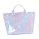 thumbnail image 4 of Bolso deportivo, bolso de compras, bolso de hombro para ir de compras, gimnasio, estudiar, hacer recados. Rosa azulado, 4 of 9