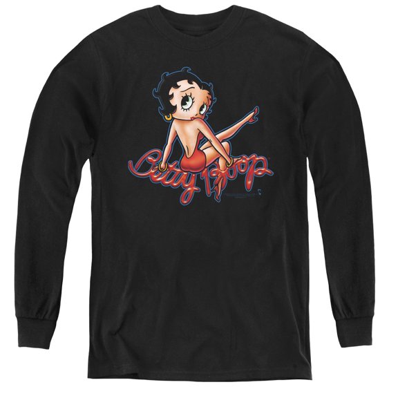 Betty Boop - Bettys Back - Youth Long Sleeve Shirt - Medium