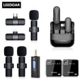 thumbnail image 2 of Wireless Microphone 1in2 Lavalier Mobile Phone Live Broadcast Equipment Bluetooth Radio Microphone Wireless Lavalier Microphone, 2 of 9