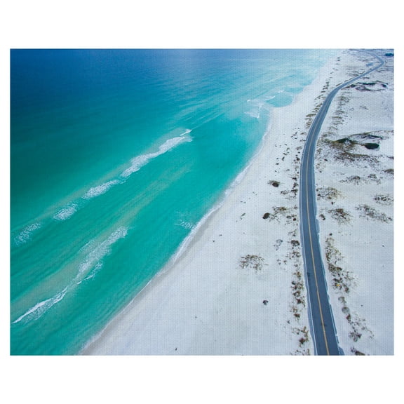 Masterpiece Art Gallery Dream Drive Bird's Eye View By Aaron Burden Canvas Art Print 22" x 28"