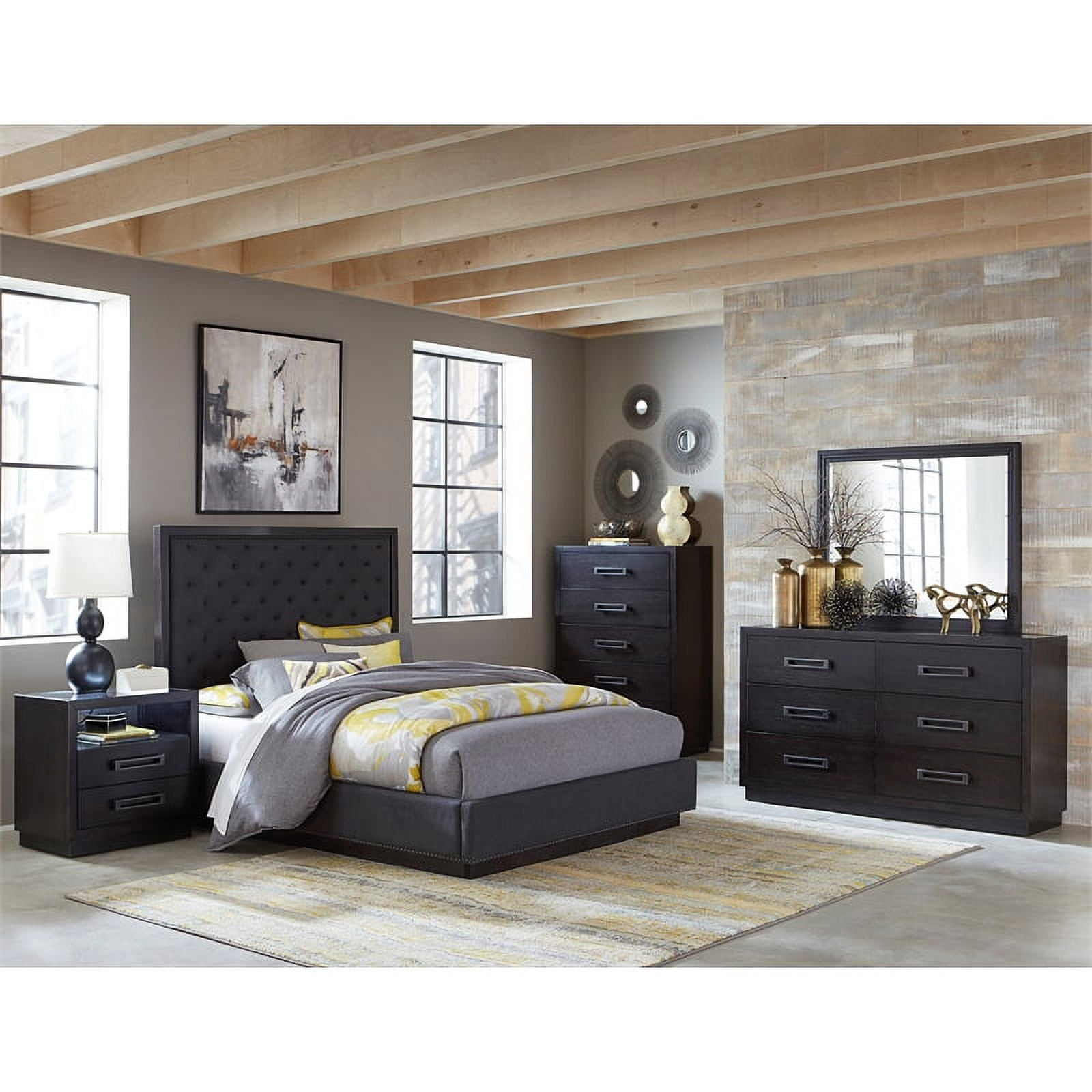 Lexicon Larchmont Nightstand in Charcoal