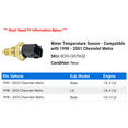 thumbnail image 2 of Water Temperature Sensor - Compatible with 1998 - 2001 Chevy Metro 1999 2000, 2 of 2