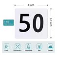 thumbnail image 2 of 50Pcs Table Numbers 1-50, 3.7x4 Inch Table Numbers, 2 of 5