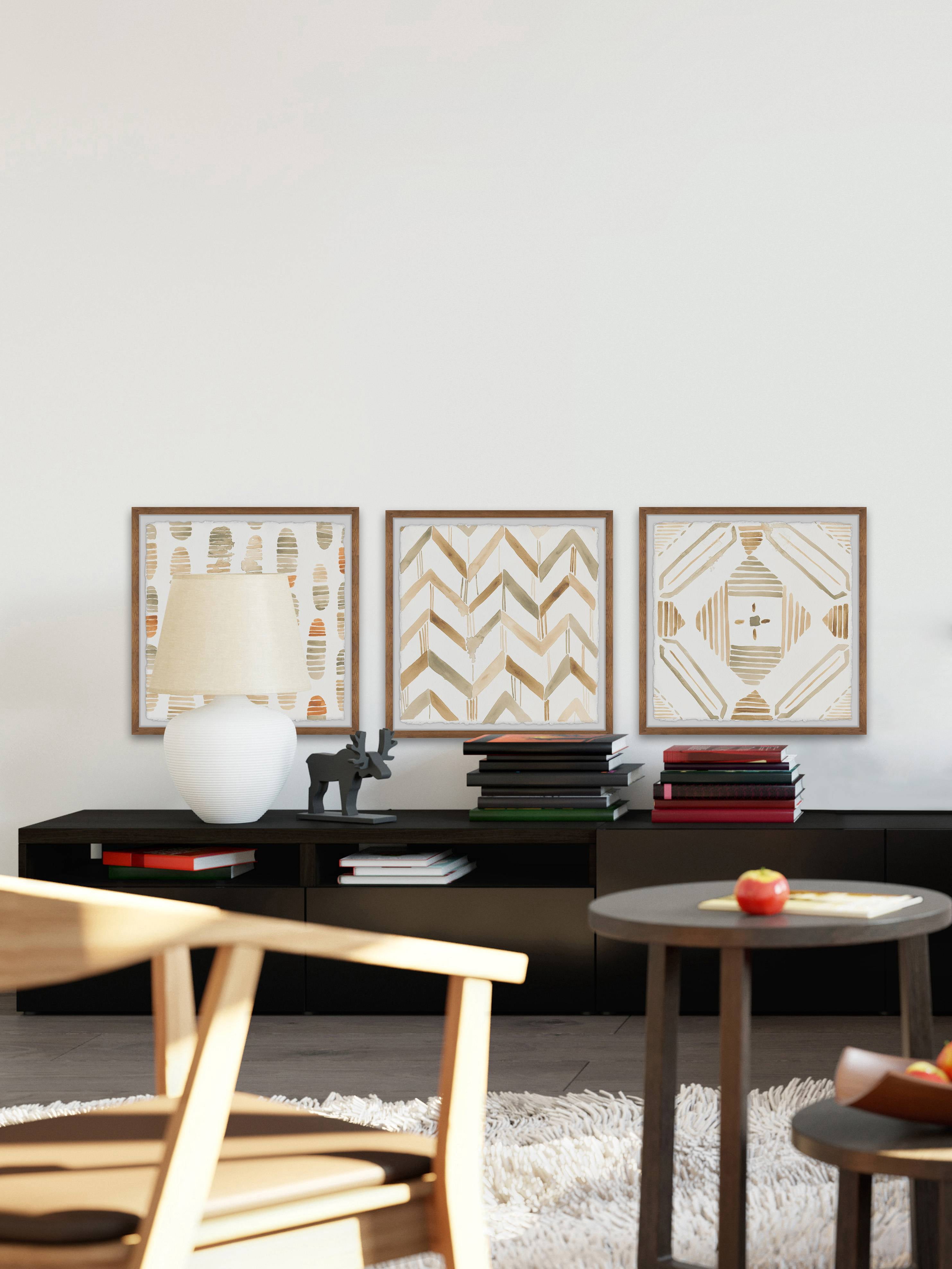 Marmont Hill All About the Lines Triptych Art Prints