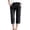 Black, variant on Capri Jeans for Women Low Waist Casual Straight Leg Pants Trendy Pull On Stretchy Denim Capris with Pockets Summer Clothes,S,Light Blue