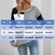 thumbnail image 3 of Heisall Womens Sweaters Color Block Long Sleeve Round Neck Pullover Spring Autumn 2025 New Arrival Fashion Casual Tops, 3 of 9