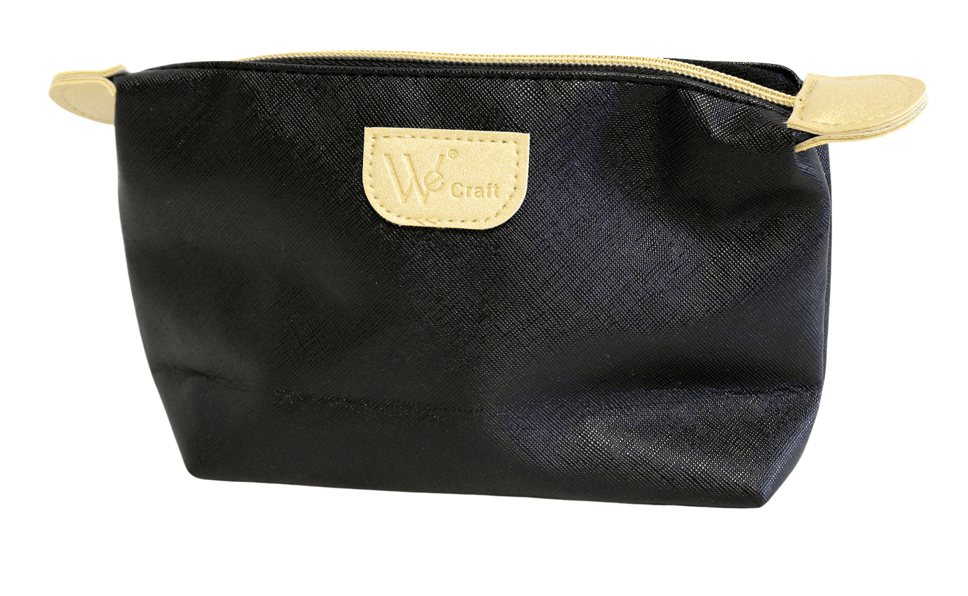 Ladies Cosmetic Bag Travel Pouch Purse Makeup Bag Clutch Black Zippered Quality Design