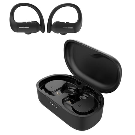 Sport Wireless Earbuds Bluetooth 5.3, Headphones Built-in Mic in Ear Sports Headset with Earhooks Charging Case for Sports ,Running, Gym, Exercise