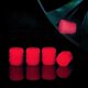 thumbnail image 4 of Xihbxyly Tapas de Neumáticos Fluorescentes, Cubiertas de Válvula de Ajuste Universal, Accesorios Brillantes de Noche, Material Abs Duradero, Fácil Instalación para Autos, Camiones y Bicicletas, Mejor, 4 of 7