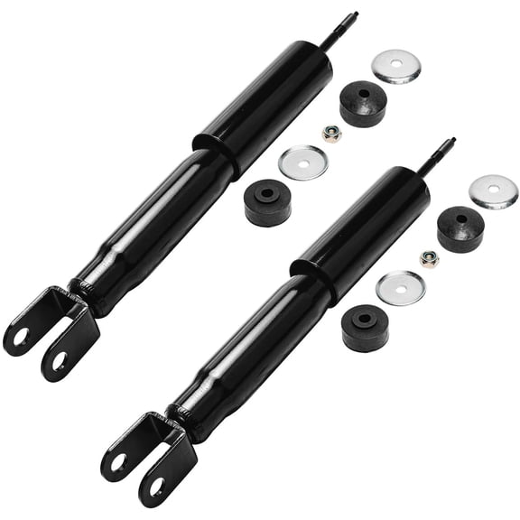 Detroit Axle - 2pc Front Shock Absorbers for Chevrolet Avalanche Suburban Silverado 1500 Tahoe GMC Sierra Yukon XL 1500, 2 Shock Absorbers Assembly Replacement