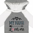 thumbnail image 4 of Inktastic My Nana Grandma Loves Me Girls Girls Long Sleeve Baby Bodysuit, 4 of 5