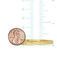 thumbnail image 6 of JewelStop 10K Yellow Gold 4mm Diamond Cut Finish Children-size Bangle - 5", 2.8gr., 6 of 6