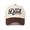Coffee, variant on Women's Unisex Dad Letter Embroidered Two-Tone Hard Brim Baseball Visor Cap, Adjustable Sun Hat For Outdoor Sports Daily Father's Day Gift One Size