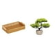 thumbnail image 1 of Cestas de almacenamiento,Cestas de almacenamiento de cocina tejidas con asas hechas a mano,Cestas de pan redondas Bandejas para servir Rectángulo,Árbol bonsái artificial,Árbol bonsái, 1 of 8