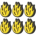 thumbnail image 1 of Yazoeia 6pcs Tennis Racket Vibration Dampener Racket String Shock Absorber Fire Shaped Silicone Racquet Shock Absorbers CJC912-133738, 1 of 9