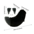 thumbnail image 3 of Japanese Style Animal Ear Headband Set With Tail Accessories For Halloween Parties And Dress Up Events Goggles Scratch Painting Cloak with Hood Men Robe with Hood Cape with Hood Adult Men Hooded Cloak, 3 of 4