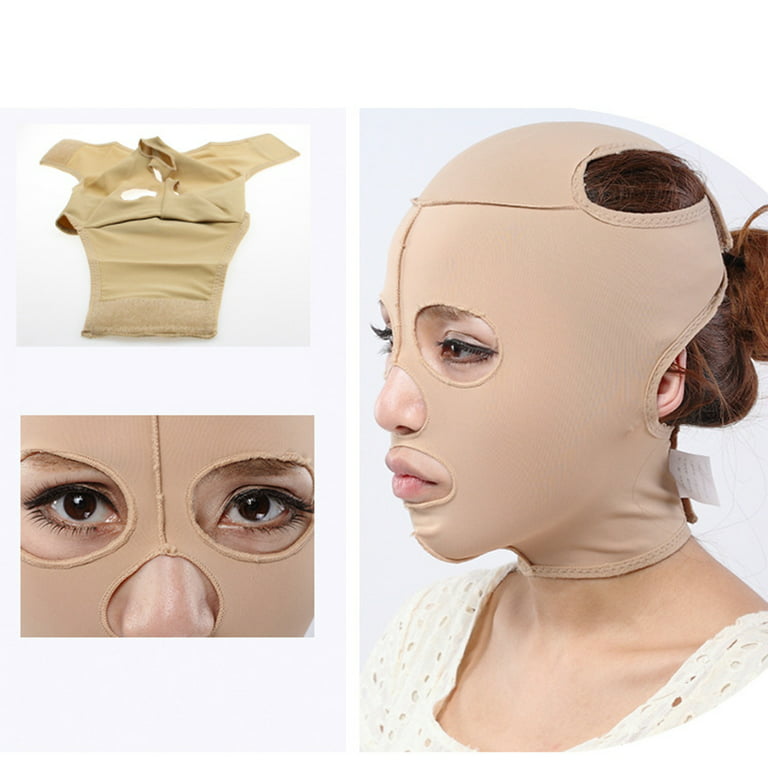 Facial Neck Lift Slimming Mask Liposuction Liposuction Shaping Mask Hood  Facial Lifting Artifact V Face Elastic Mask