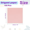 thumbnail image 4 of Uxcell 100 Sheets 10x10 Inch Origami Paper, 10 Colors 120gsm Square Origami Paper, 4 of 5