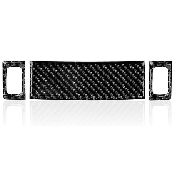 Carbon Fiber Heating Panel Storage Button Cover Trim Sticker Decal For Corvette C6 2005 2006 2007